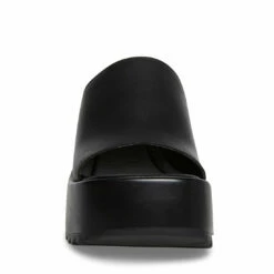 SteveMadden PEPE30 BLACK LEATHER -Steve Madden | Official Store STEVEMADDEN SHOES PEPE30 BLACK LEATHER FRONT