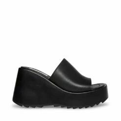 SteveMadden PEPE30 NATURAL LEATHER -Steve Madden | Official Store STEVEMADDEN SHOES PEPE30 BLACK LEATHER SIDE 2