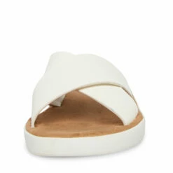 SteveMadden PERCY WHITE LEATHER -Steve Madden | Official Store STEVEMADDEN SHOES PERCY WHITE LEATHER FRONT