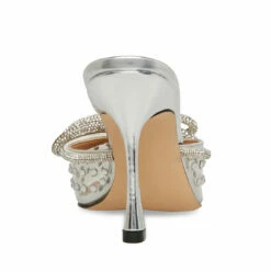 STEVEMADDEN RENAE CLEAR -Steve Madden | Official Store STEVEMADDEN SHOES RENAE SILVER BACK