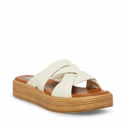 SteveMadden SALITA BONE LEATHER 10 SteveMadden SALITA BONE LEATHER -Steve Madden | Official Store STEVEMADDEN SHOES SALITA BONE LEATHER