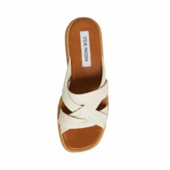 SteveMadden SALITA BONE LEATHER 12 SteveMadden SALITA BONE LEATHER -Steve Madden | Official Store STEVEMADDEN SHOES SALITA BONE LEATHER TOP