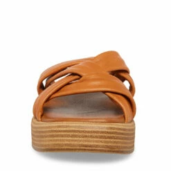 SteveMadden SALITA TAN LEATHER -Steve Madden | Official Store STEVEMADDEN SHOES SALITA TAN LEATHER FRONT