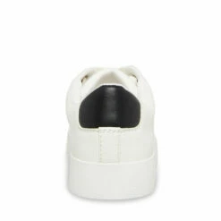 SteveMadden SCOUT WHITE/BLACK -Steve Madden | Official Store STEVEMADDEN SHOES SCOUT WHITE BLACK BACK