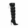 SteveMadden SILHOUETTE BLACK/BLACK -Steve Madden | Official Store STEVEMADDEN SHOES SILHOUETTE BLACK SIDE