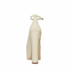 STEVEMADDEN SKYRISE BONE PATENT -Steve Madden | Official Store STEVEMADDEN SHOES SKYRISE BONE PATENT BACK