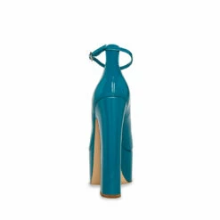 STEVEMADDEN SKYRISE TEAL PATENT -Steve Madden | Official Store STEVEMADDEN SHOES SKYRISE TEAL BACK