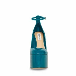 STEVEMADDEN SKYRISE TEAL PATENT -Steve Madden | Official Store STEVEMADDEN SHOES SKYRISE TEAL FRONT