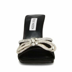 STEVEMADDEN EMBELLISH BLACK SATIN -Steve Madden | Official Store STEVEMADDEN SHOES SMR 2194 BLACK FRONT 55609cd7 18e7 46da 89a7 f1329c0c623b