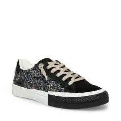 SteveMadden EMBARK BLACK GLITTER 9 SteveMadden EMBARK BLACK GLITTER -Steve Madden | Official Store STEVEMADDEN SHOES SWEET BLACK MULTI