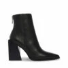 SteveMadden TISH BLACK LEATHER 1 SteveMadden TISH BLACK LEATHER -Steve Madden | Official Store STEVEMADDEN SHOES TISH BLACK LEATHER SIDE 1