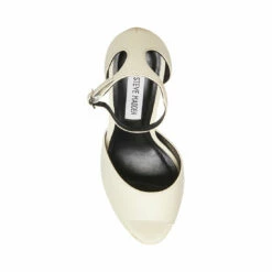 SteveMadden TORRY BONE LEATHER -Steve Madden | Official Store STEVEMADDEN SHOES TORRY OFF WHITE LEATHER TOP