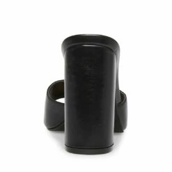 SteveMadden TRENDY BLACK LEATHER -Steve Madden | Official Store STEVEMADDEN SHOES TRENDY BLACK LEATHER BACK