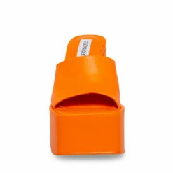 SteveMadden TRIXIE ORANGE LEATHER -Steve Madden | Official Store STEVEMADDEN SHOES TRIXIE ORANGE FRONT