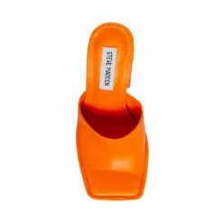 SteveMadden TRIXIE ORANGE LEATHER -Steve Madden | Official Store STEVEMADDEN SHOES TRIXIE ORANGE TOP