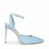 SteveMadden VASE BLUE NUBUCK -Steve Madden | Official Store STEVEMADDEN SHOES VASE BLUE SIDE