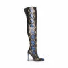 SteveMadden VAVA BLUE SNAKE 2 SteveMadden VAVA BLUE SNAKE -Steve Madden | Official Store STEVEMADDEN SHOES VAVA BLUE MULTI SIDE 2