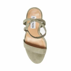 SteveMadden WAFER GREEN SUEDE -Steve Madden | Official Store STEVEMADDEN SHOES WAFER GREEN SUEDE TOP
