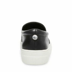 SteveMadden GILLS BLACK LEATHER -Steve Madden | Official Store STEVEMADDEN SNEAKERS GILLS BLACK LEATHER BACK