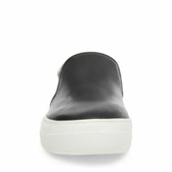 SteveMadden GILLS BLACK LEATHER -Steve Madden | Official Store STEVEMADDEN SNEAKERS GILLS BLACK LEATHER FRONT