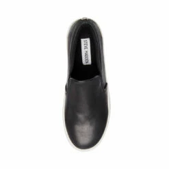 SteveMadden GILLS BLACK LEATHER -Steve Madden | Official Store STEVEMADDEN SNEAKERS GILLS BLACK LEATHER TOP