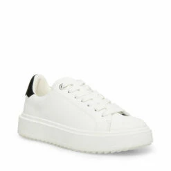 SteveMadden CATCHER WHITE BLACK -Steve Madden | Official Store STEVEMADDEN SNEAKER CHARLIE WHITE BLACK