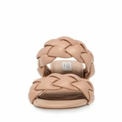 SteveMadden BELIZA TAN LEATHER -Steve Madden | Official Store STEVEMADDEN STEVEN BELIZA NUDE LEATHER FRONT