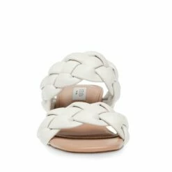 SteveMadden BELIZA WHITE LEATHER -Steve Madden | Official Store STEVEMADDEN STEVEN BELIZA WHITE LEATHER FRONT