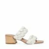 SteveMadden BELIZA WHITE LEATHER -Steve Madden | Official Store STEVEMADDEN STEVEN BELIZA WHITE LEATHER SIDE 1