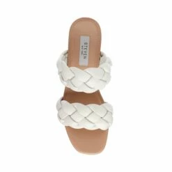 SteveMadden BELIZA WHITE LEATHER -Steve Madden | Official Store STEVEMADDEN STEVEN BELIZA WHITE LEATHER TOP