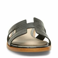 SteveMadden HADYN BLACK CROCODILE -Steve Madden | Official Store STEVEMADDEN STEVEN HADYN BLACK CROCO FRONT