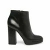 SteveMadden RUTH BLACK LEATHER 1 SteveMadden RUTH BLACK LEATHER -Steve Madden | Official Store STEVEMADDEN STEVEN RUTH BLACK LEATHER SIDE