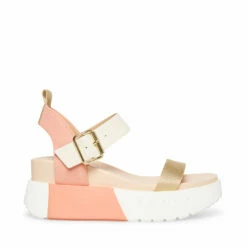 SteveMadden PASTRY WHITE -Steve Madden | Official Store STEVEMADDEN SANDALS PASTRY BLUSH MULTI SIDE 3