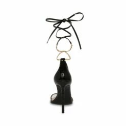 SteveMadden FIZZED BLACK PATENT -Steve Madden | Official Store STEVEMADDEN SANDAL FIZZED BLACK PATENT BACK