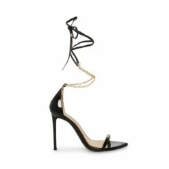 SteveMadden FIZZED BLACK PATENT -Steve Madden | Official Store STEVEMADDEN SANDAL FIZZED BLACK PATENT SIDE 2