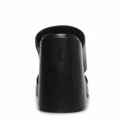SteveMadden VICKEY BLACK LEATHER -Steve Madden | Official Store STEVEMADDEN SHOES 21SM5968H BLACK LEATHER BACK