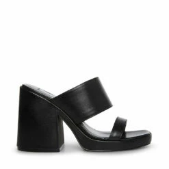 SteveMadden VICKEY BLACK LEATHER