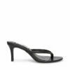 SteveMadden ADDYSON BLACK LEATHER -Steve Madden | Official Store STEVEMADDEN SHOES ADDYSON BLACK LEATHER SIDE