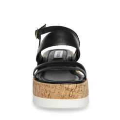 SteveMadden ATHENA BLACK LEATHER -Steve Madden | Official Store STEVEMADDEN SHOES ATHENA BLACK LEATHER FRONT