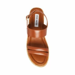 SteveMadden ATHENA COGNAC LEATHER -Steve Madden | Official Store STEVEMADDEN SHOES ATHENA COGNAC LEATHER TOP