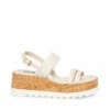 SteveMadden ATHENA WHITE LEATHER -Steve Madden | Official Store STEVEMADDEN SHOES ATHENA WHITE LEATHER SIDE