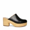 SteveMadden BAYRIDGE BLACK LEATHER -Steve Madden | Official Store STEVEMADDEN SHOES BAYRIDGE BLACK LEATHER SIDE