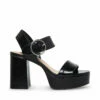 SteveMadden BLOOME BLACK LEATHER -Steve Madden | Official Store STEVEMADDEN SHOES BLOOME BLACK SIDE