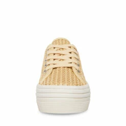 SteveMadden BOBBI 30 NATURAL RAFFIA -Steve Madden | Official Store STEVEMADDEN SHOES BOBBY 30 NATURAL RAFFIA FRONT