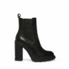 SteveMadden BONUS BLACK LEATHER