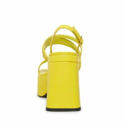 SteveMadden BOSSY YELLOW LEATHER 12 SteveMadden BOSSY YELLOW LEATHER -Steve Madden | Official Store STEVEMADDEN SHOES BOSSY YELLOW LEATHER BACK
