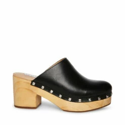 SteveMadden BUSHWICK BLACK LEATHER -Steve Madden | Official Store STEVEMADDEN SHOES BUSHWICK BLACK LEATHER SIDE 1