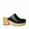 SteveMadden BUSHWICK BLACK LEATHER -Steve Madden | Official Store STEVEMADDEN SHOES BUSHWICK BLACK LEATHER SIDE