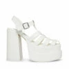 SteveMadden CARLITA WHITE LEATHER -Steve Madden | Official Store STEVEMADDEN SHOES CARLITA WHITE LEATHER SIDE 1 1