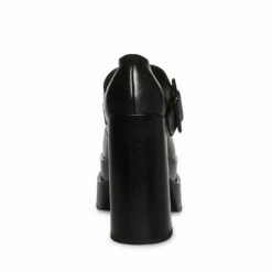 SteveMadden CARLY BLACK LEATHER -Steve Madden | Official Store STEVEMADDEN SHOES CARLY BLACK LEATHER BACK
